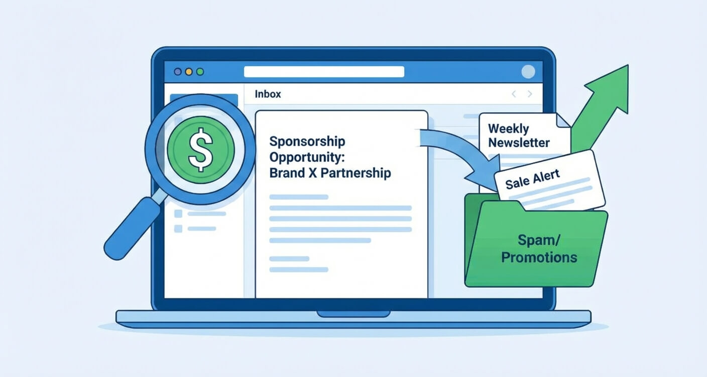 How Creators Detect Sponsorship Emails with AI Email Tools？